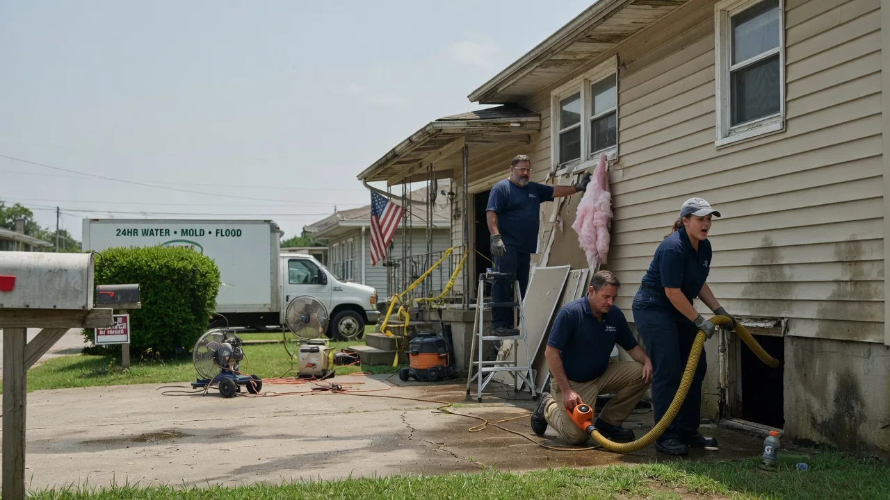 Water Damage Repair in Little River Academy, TX near me